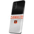 NFL Cincinnati Bengals White Striped Galaxy S20 Plus Skin